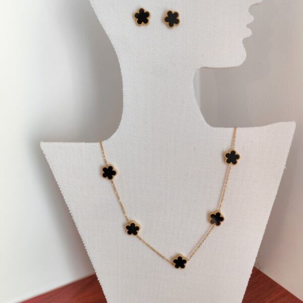 Collier "Fanny" noire