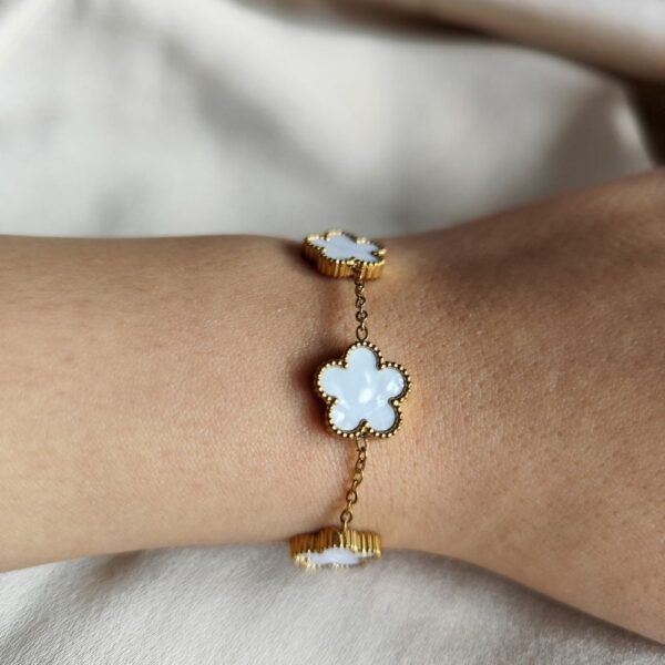 Bracelet "Fanny" blanc – Image 2