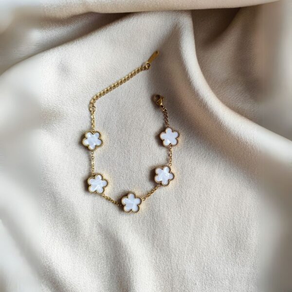 Bracelet "Fanny" blanc